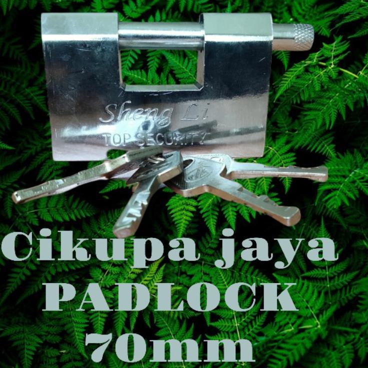 B0D♢ KUNCI GEMBOK PAGAR / RUKO 70 mm / SECURITY PADLOCK SERBAGUNA GEMBOK KOTAK TERBAIK