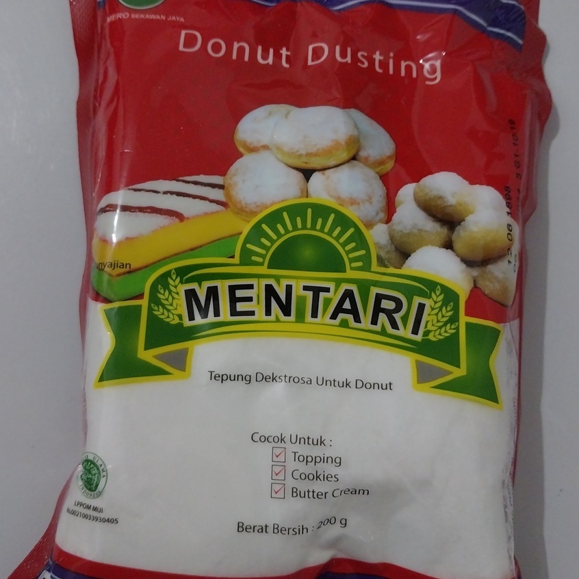 

GULA Donat Dusting Mentari 200 gr