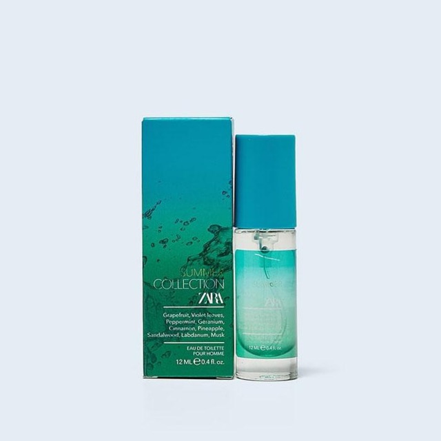 ZARA SUMMER COLLECTION POUR HOMME EDT 12ML PARFUM ORIGINAL TRAVEL SIZE