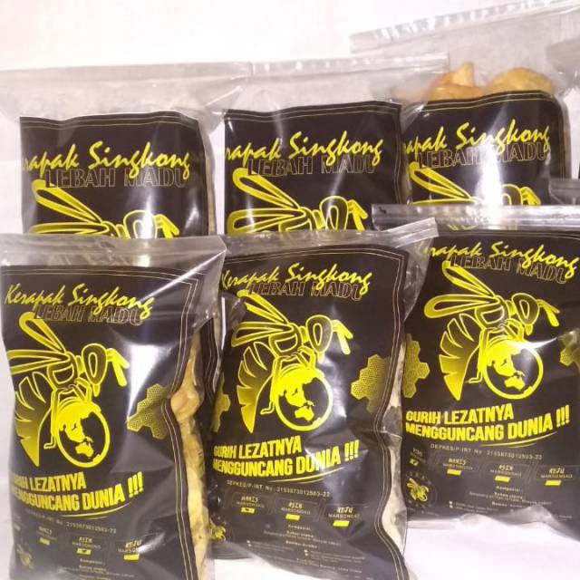 

Keripik singkong lebah madu