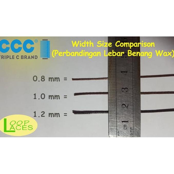 Wax Leather Thread | Benang Lilin | 1.0 Mm | Flat