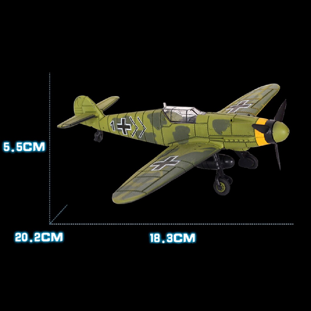 1pc Mainan model Pesawat Tempur Tempur Skala 1 / 48