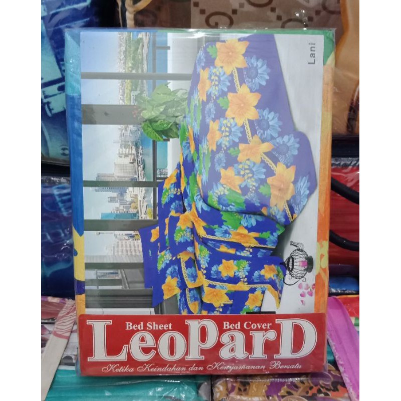 MURAH!! Sprei Leopard King No. 1 Ukuran 180x200 cm Kualitas Premium