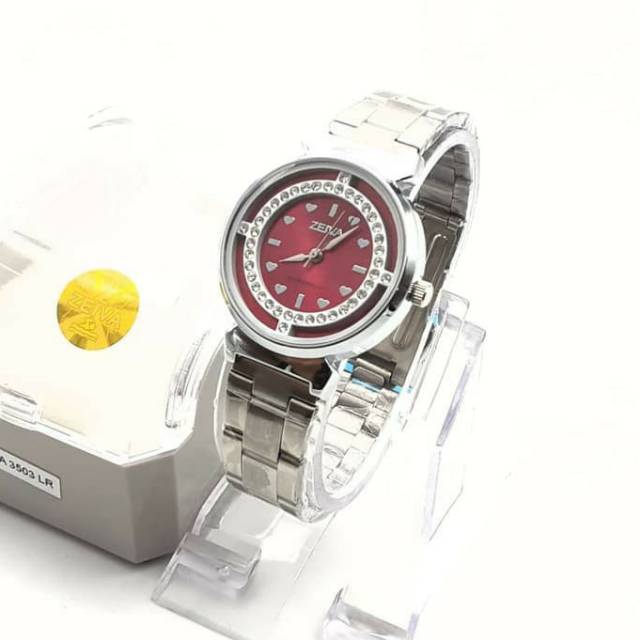 JAM TANGAN CEWEK MEWAH ELEGANT RING DIAMOND ZEIVA ORIGINAL WATER RESIST BEST PROMO HARGA TERMURAH