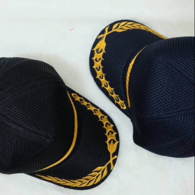 TOPI KOPRI PADI KAPAS DOUBELMASH TOPI PNS