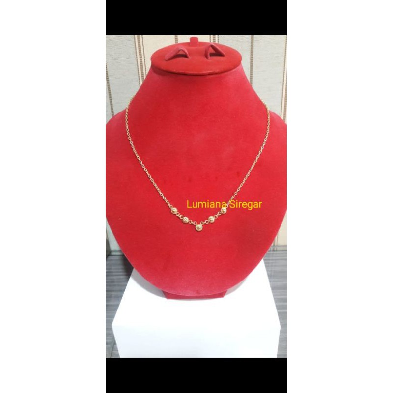 Kalung Matahari 15 gr Mas LM London 24k 99,9% Lumiana Siregar Emas Toba