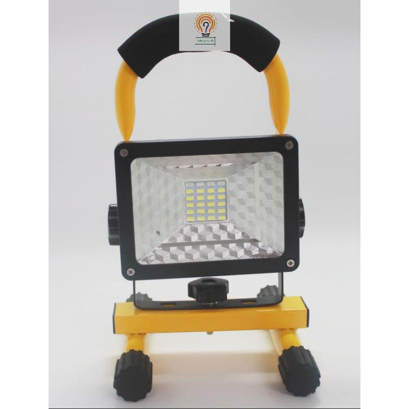 Lampu Flood Light Emergency Portable Recharge/ Kap Sorot Darurat RGB 30 Watt