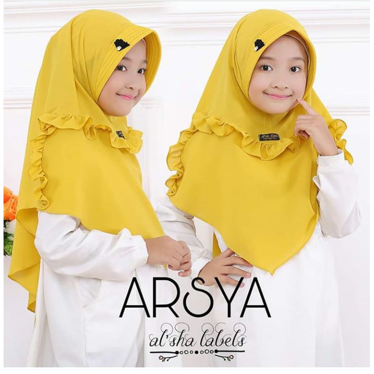 ALFATIH STORE/ Jilbab Anak Arsya / Hijab Anak Murah teni