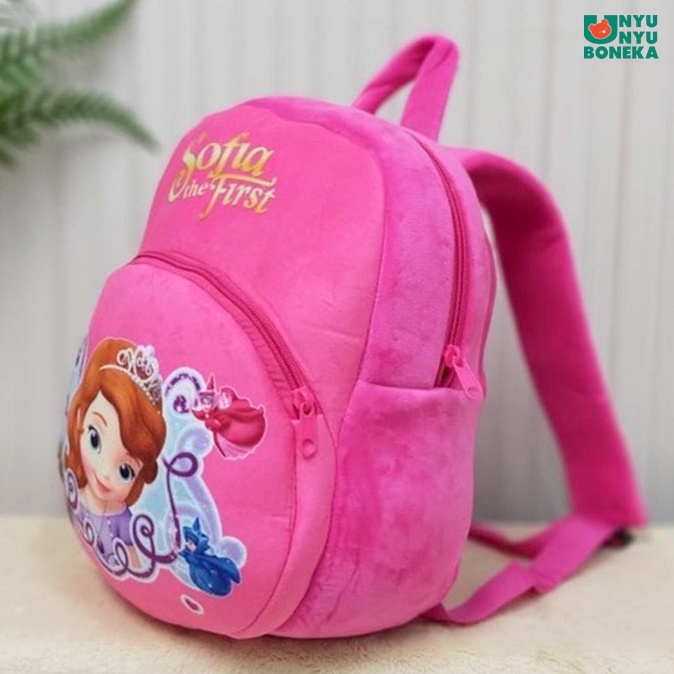 tas ransel anak disney sofia the first princess putri kartun cewek