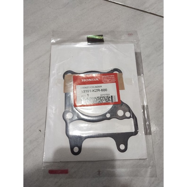 ORI AHM Paking Blok/Gasket Cylinder Honda Vario 125 Old/Vario 125 Led (KZR)