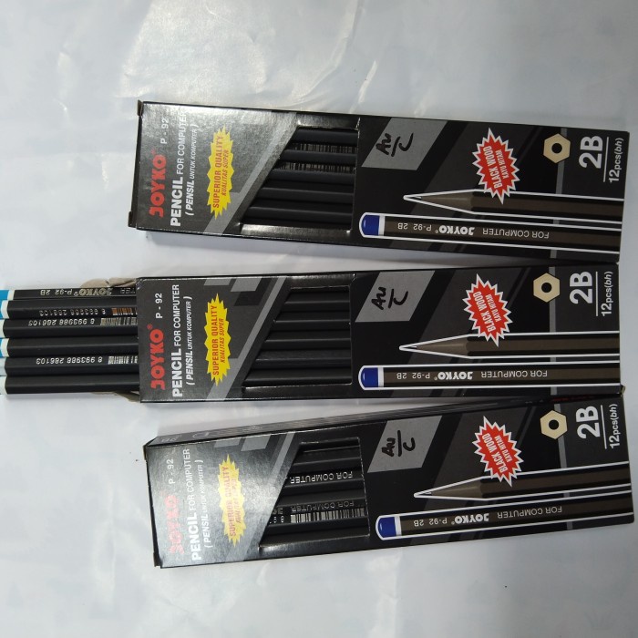 

Mantap Pensil 2B Joyko Hitam P 92 Trendi