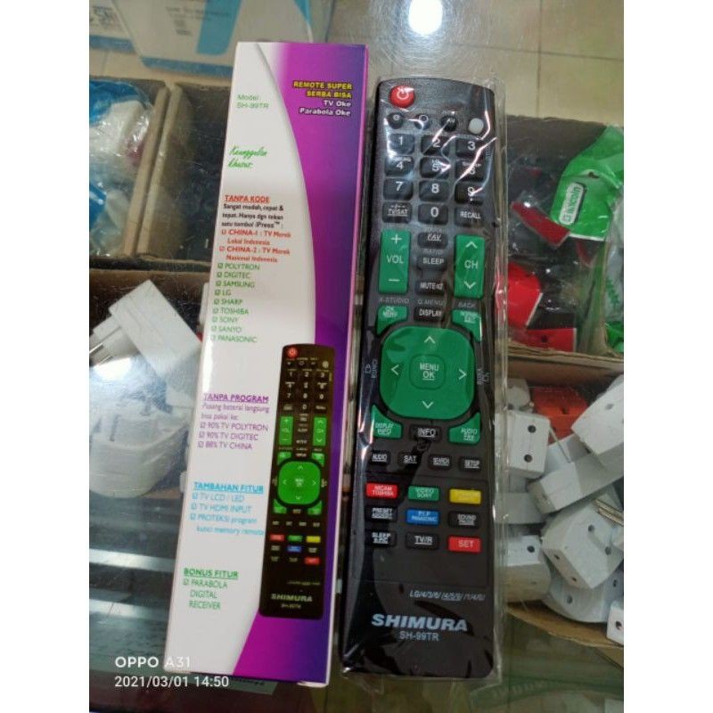 Remote TV Universal (Cocok untuk semua merk TV)