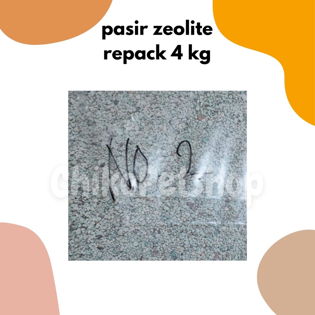 SUPER ZEOLITE Pasir untuk Kucing Kemasan repack 4 kg