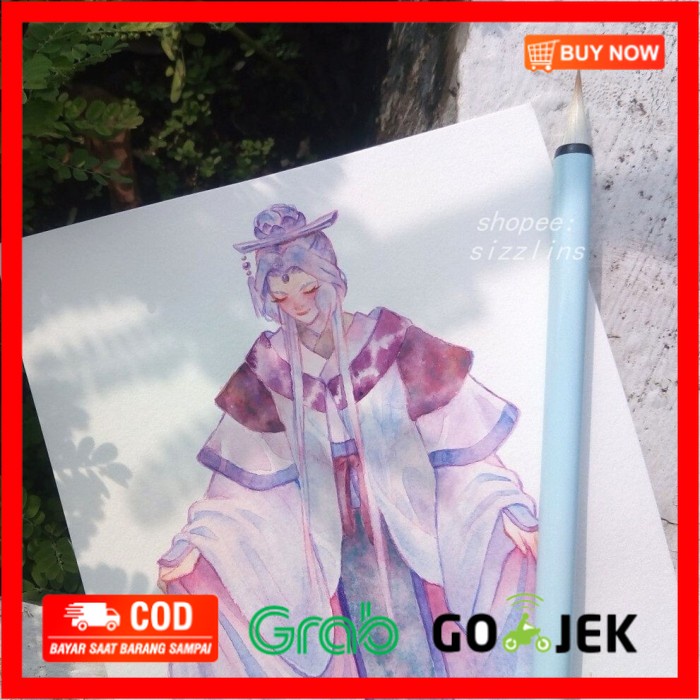 

(BISA COD) Chinese watercolor brush kuas cina weasel hair goat hair
