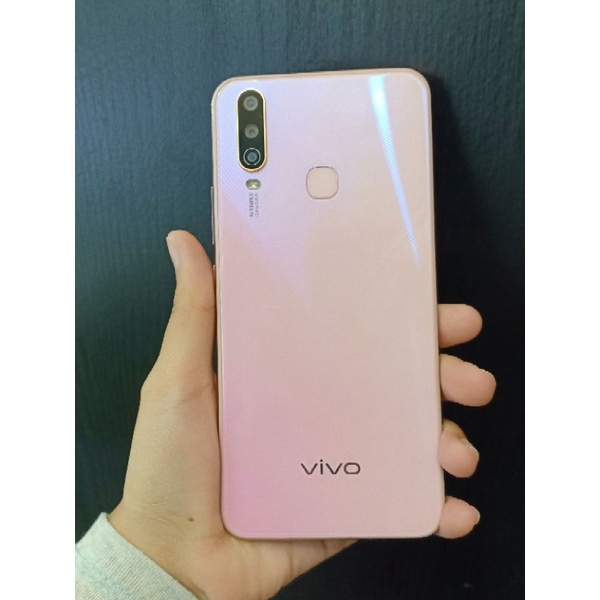 vivo y17 pink fullset ori seken
