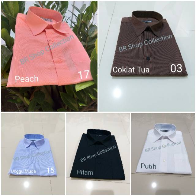 Kemeja kerja panjang  S M L XL XXL XXXL / kemja kantoran / kemeja lengan panjang polos /kemeja garis