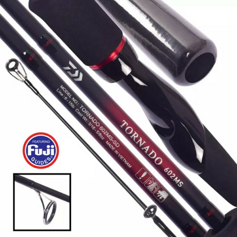 Joran Daiwa Tornado|Spinning|kolam|Baitcasting