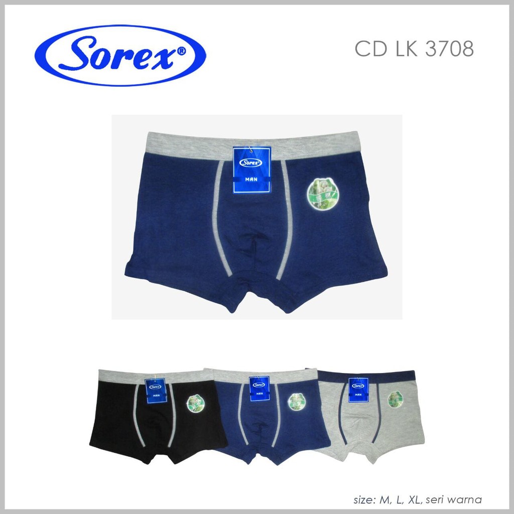 CD Celana dalam boxer pria art. 3708 by Sorex Man