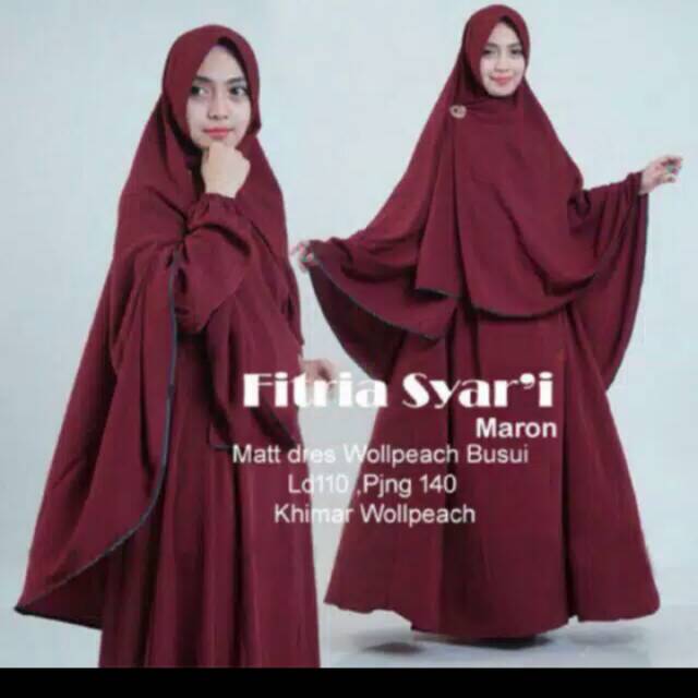 Fitria syar'i set busana muslim (langsung dari pasar tanah abang)