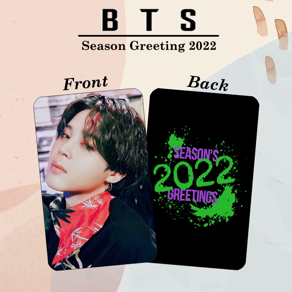 PHOTOCARD BTS SEASON GREETING 2022