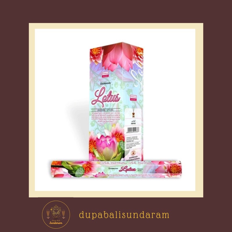 Hio Dupa Aromaterapi Hexa Darshan Lotus