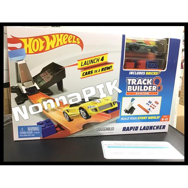 hot wheels track builder rapid launcher