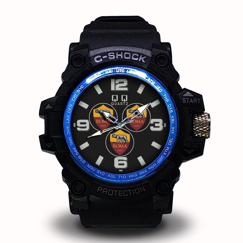 [GOKIL] JAM TANGAN AS ROMA SPORT OUTDOOR