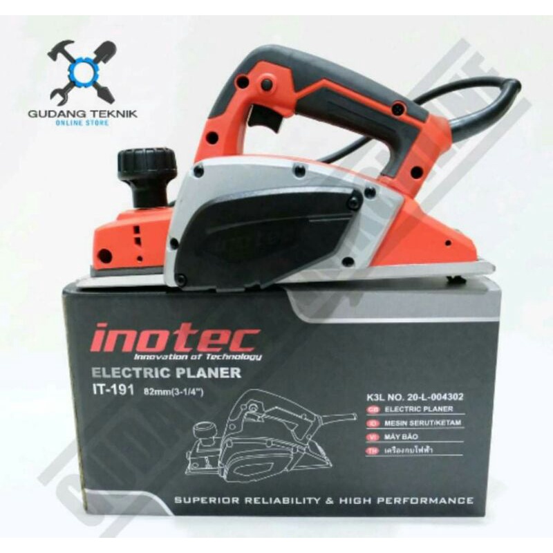 Mesin Serut Ketam Pasah Sugu Inotec IT-191 - Mesin Planer Inotec IT-191 murah dan berkualitas