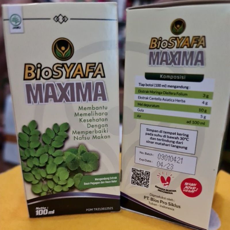MAXIMA BIOSYAFA G18 Herbal Nafsu Makan dan Kecerdasan Anak / Dewasa