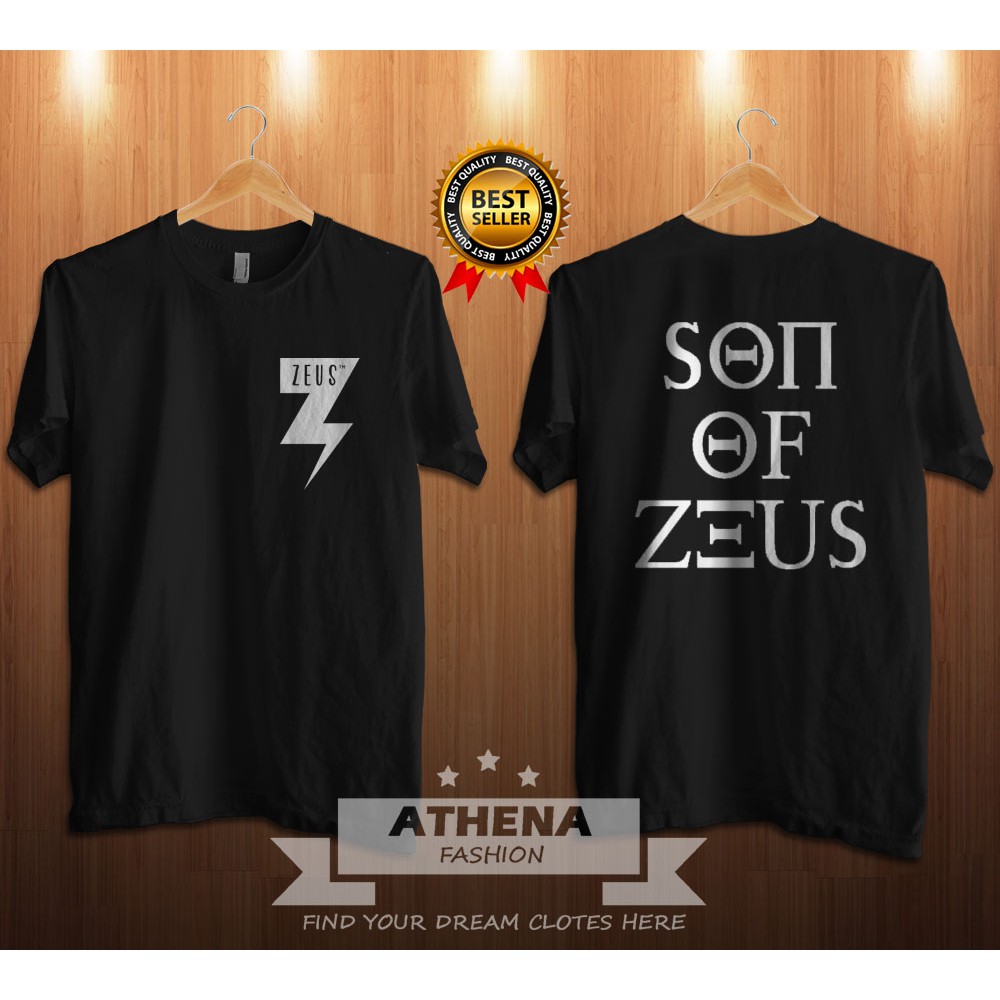 Tshirt Kaos Baju Lengan Pendek Son Of Zeus Murah Meriah Berkualitas Bagus Simple Murah Shopee Indonesia