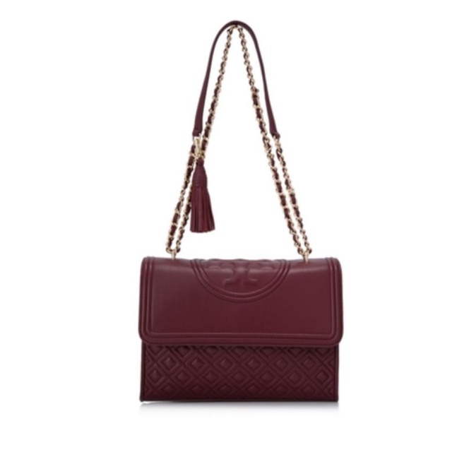 Tory Burch Fleming Convertible 21&amp;27 - Imperial Garnet