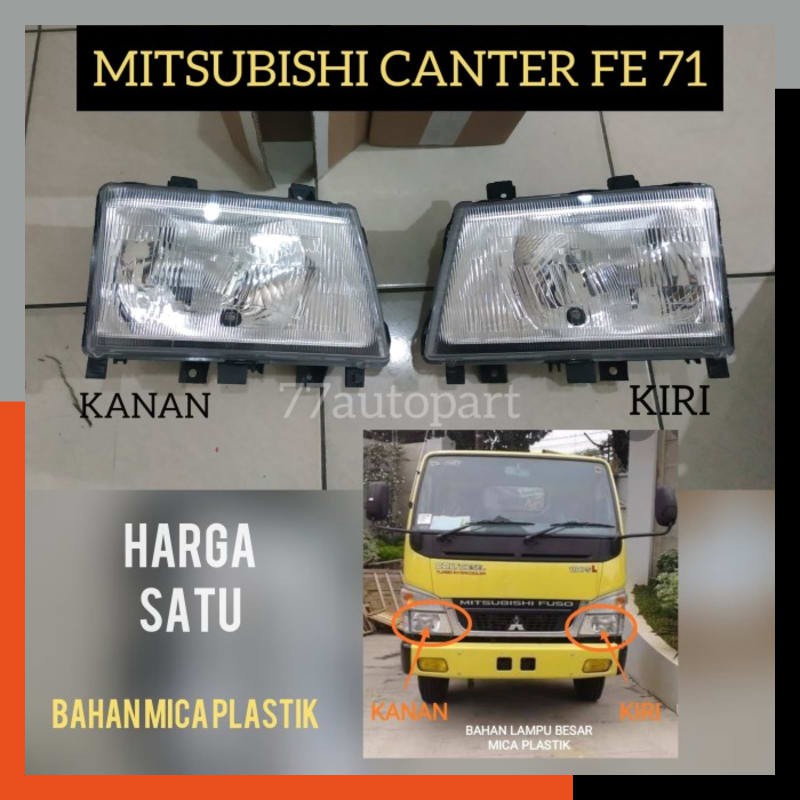 Promo Headlamp lampu besar colt diesel canter turbo ps110 125 136