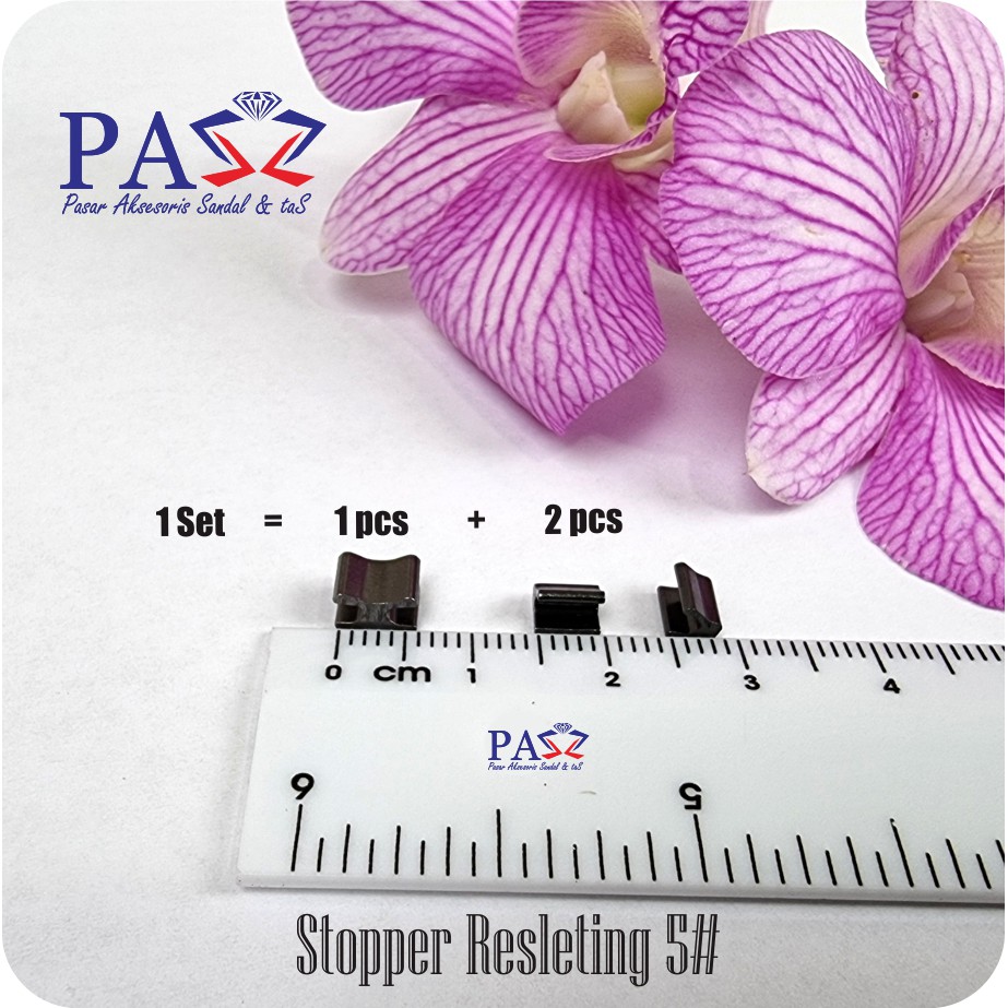 Stopper Resleting Atas Bawah Kuningan 5# Harga Per 12set