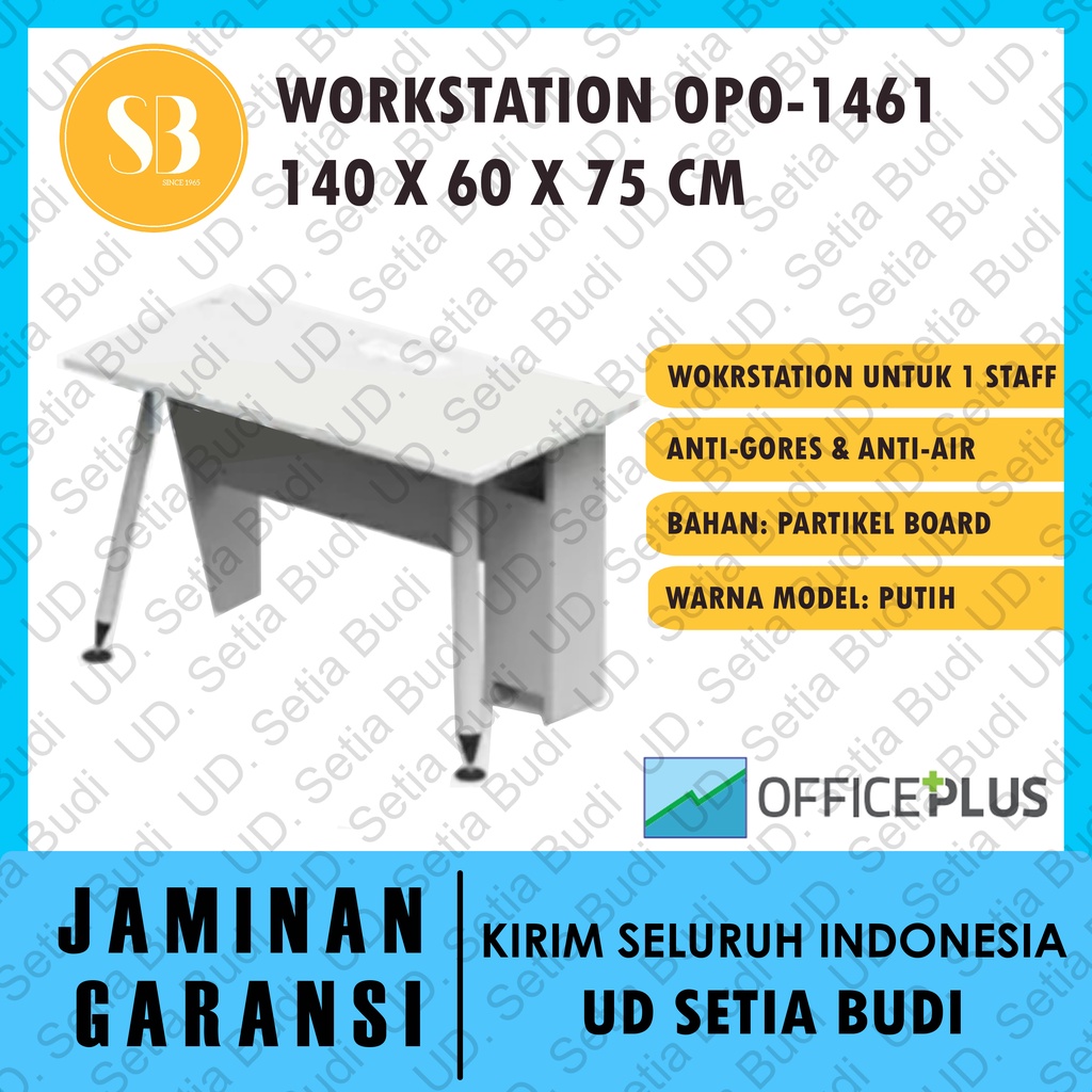 Meja Kerja Office Plus 1 Staff OPO 1461