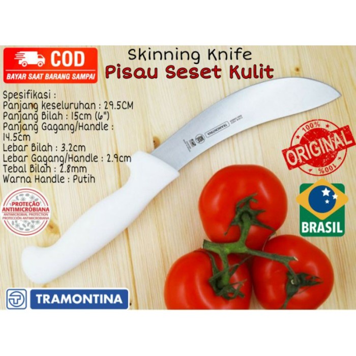 Pisau Seset Kulit - Seset Knife Original Brazil Skinning Kulit Pisau Seset Tramontina Skin -