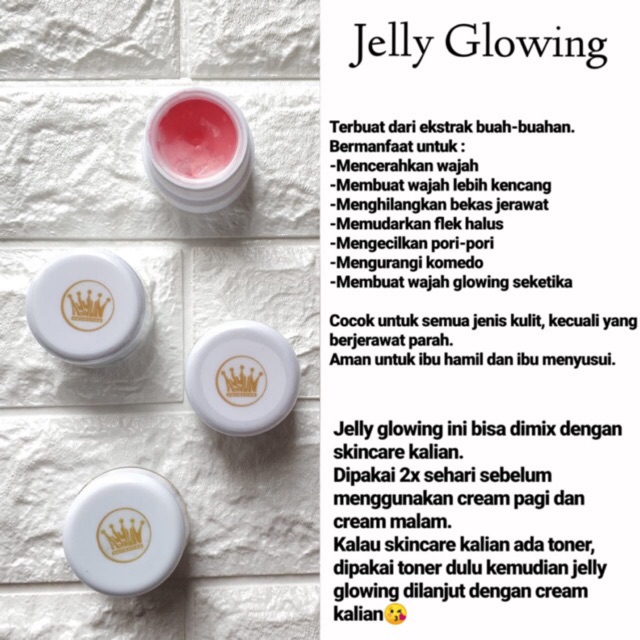 skincare jelly glowing