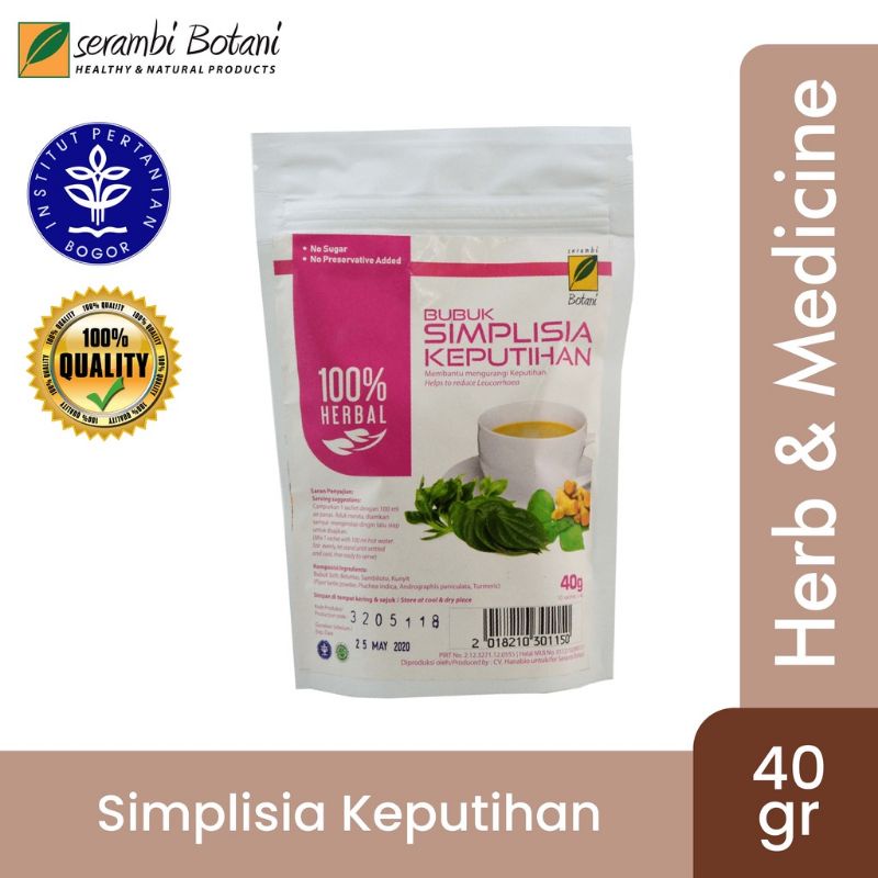 

Simplisia Keputihan Serambi Botani