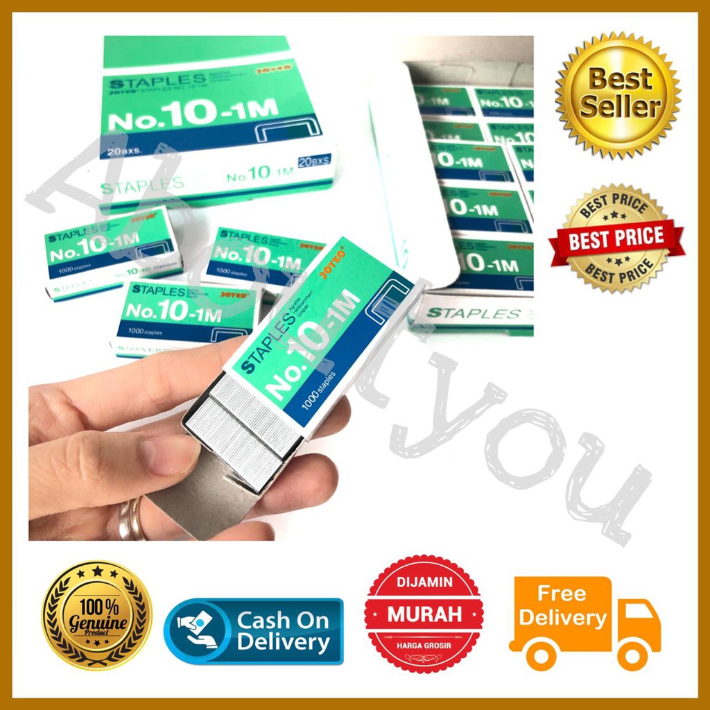 

Murah ISI ULANG STAPLES (REFILL) berkualitas per kotak Joyko no 10