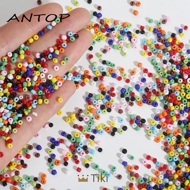 Mute Pasir / Glass Beads / Mute / Manik Manik Kecil / Bahan Aksesoris / kerajinan Tangan | ANTOP