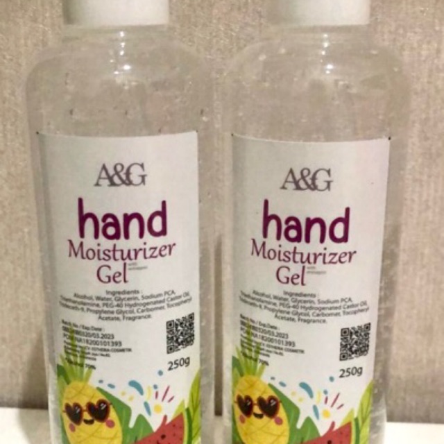 Hand sanitizer Gel a&g 250ml (READY)