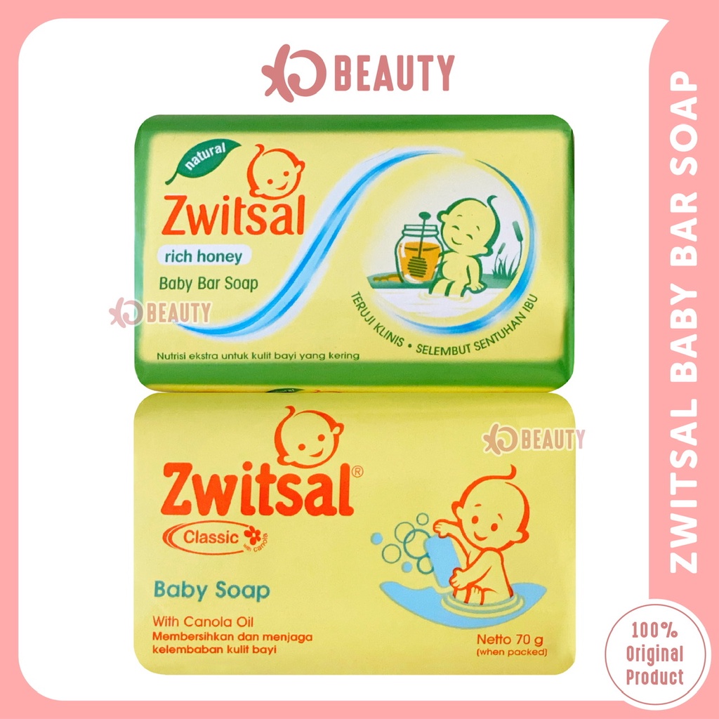 Jual Zwitsal Sabun Batang 70gr Classic Natural Rich Honey Bar Soap