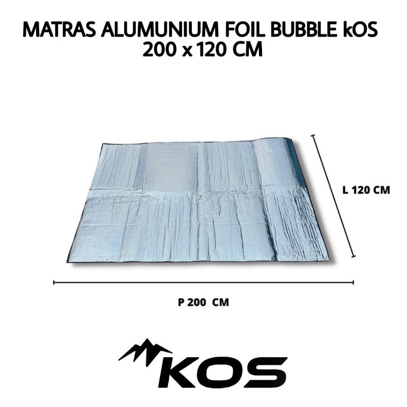 Matras Foil Kos Doubel  200x120Cm - Matras Aluminium Bubble Kos