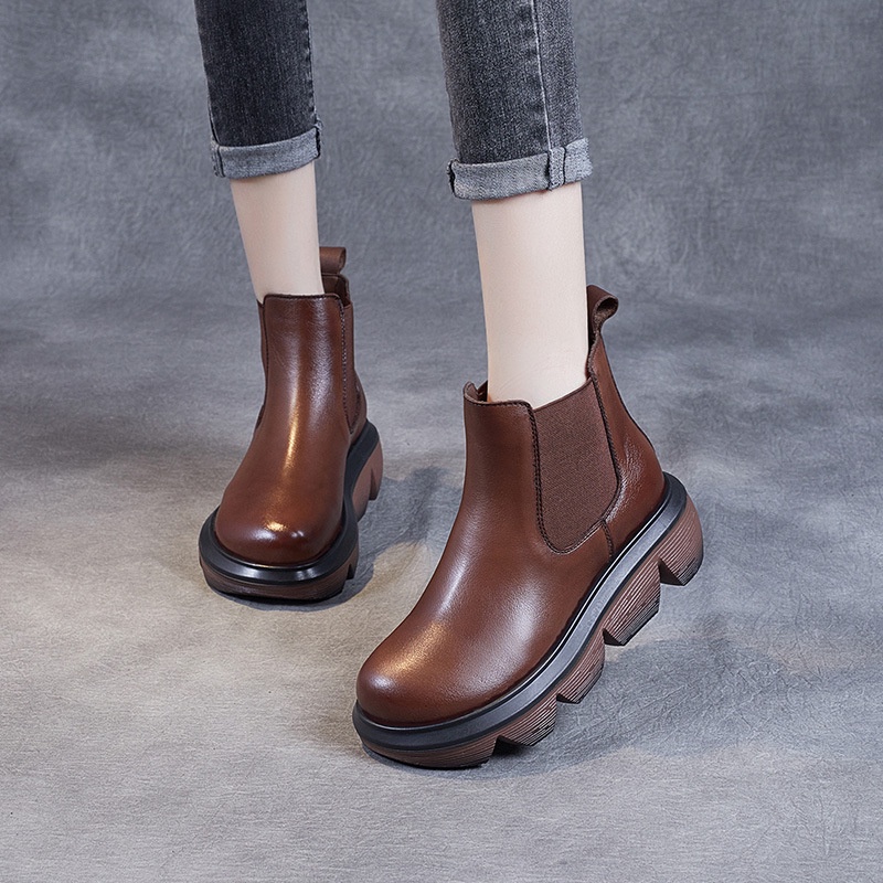 Dr. Martin Boot Sepatu Wanita Lapisan Pertama Kulit Sapi Sepatu Bot 2021  Wanita Kurus Martin Boots 