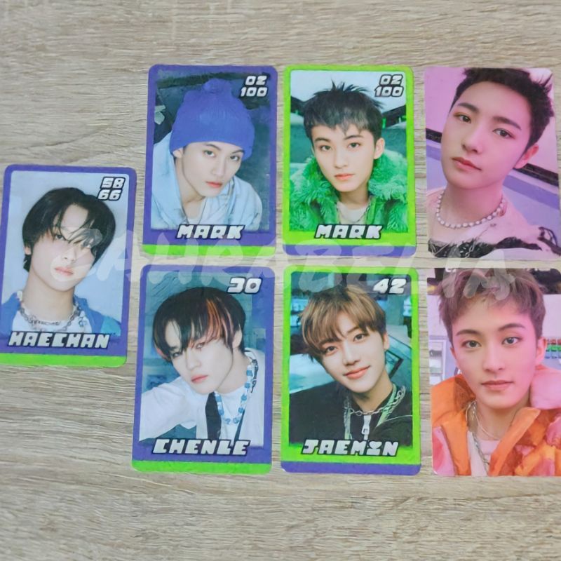 TRADING CARD A VER. GLITCH MODE (RENJUN JAEMIN MARK CHENLE HAECHAN MD TC)