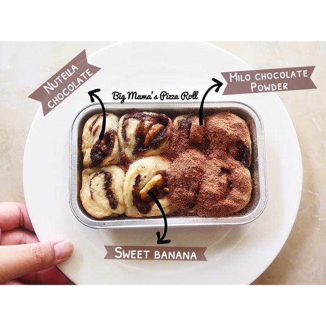 

BANANA NUTELLA BIGMAMASPIZZAROLL