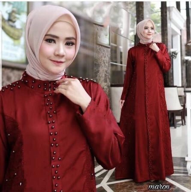 SALE ZR Maxi wulandari / Gamis marcel / maxi wanita muslimah