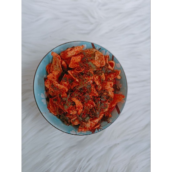 

kerupuk seblak pedas