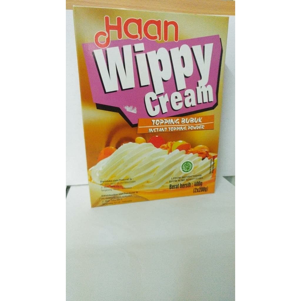 

Haan Whippy Cream 400gr whip cream