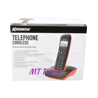 Jual Krisbow Telepon Tanpa Kabel Cordless Phone Shopee Indonesia