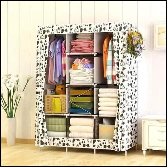 TERLARIS LEMARI PLASTIK / LEMARI PAKAIAN PLASTIK / LEMARI PORTABLE